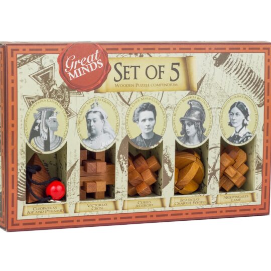 Great Minds Set of 5 Puzzles (Women) by Professor Puzzle - GM1528