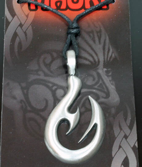 Pewter Fearless Maori Pendant by Western Counties - P238