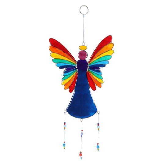 Rainbow Angel Suncatcher by Jones Home & Gift - SC_48531