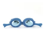 Alternative front view of the Jellycat Amuseable Sports Swimming Goggles showcasing symmetrical lenses, stitched smile, and fin-style arms.