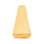 Rear view of Jellycat Amuseable Parmesan displaying its simple plush back and soft textured finish.