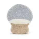 Rear view of Jellycat Amuseable Snow Globe, displaying the fluffy dome and neutral-toned fabric base.